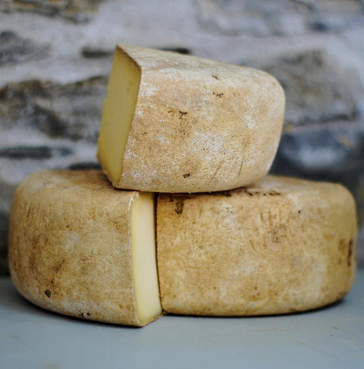 Kaas van een lokale producent in de Ardennen